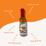 SunBlazin Habanero Flames Hot Sauce 5 OZ.